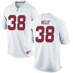 Men's Alabama Crimson Tide #38 Sean Kelly White Game NCAA College Football Jersey 2403TVCF4